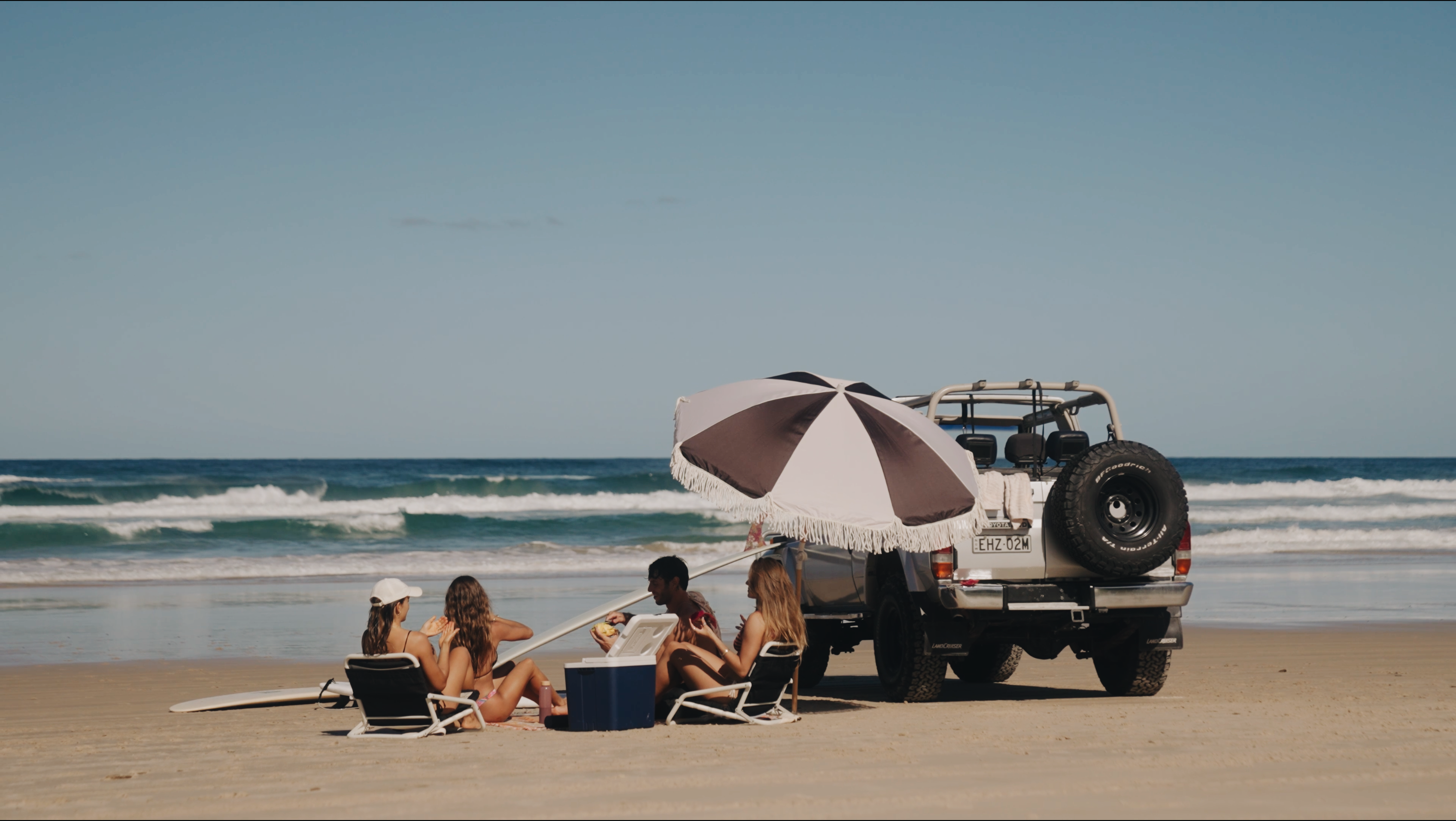 Byron Moto Co vehicle at golden hour